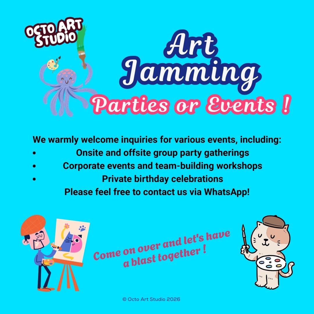 120-Min Art Jamming Session | 120 分鐘 Art Jamming 繪畫體驗