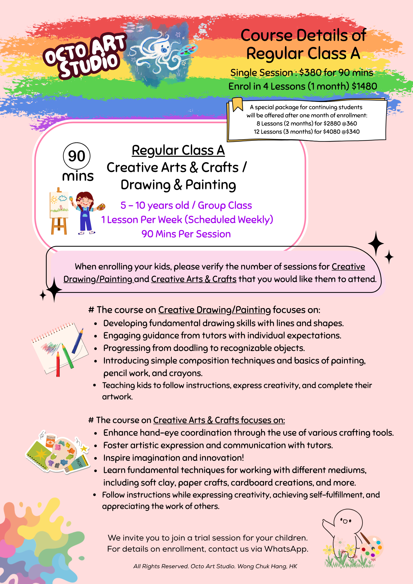 Regular Class A - Creative Arts & Crafts | Drawing & Painting