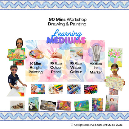 Summer Daily Creative Art Workshop (90 Minutes) | 暑期創意藝術工作坊（90 分鐘）