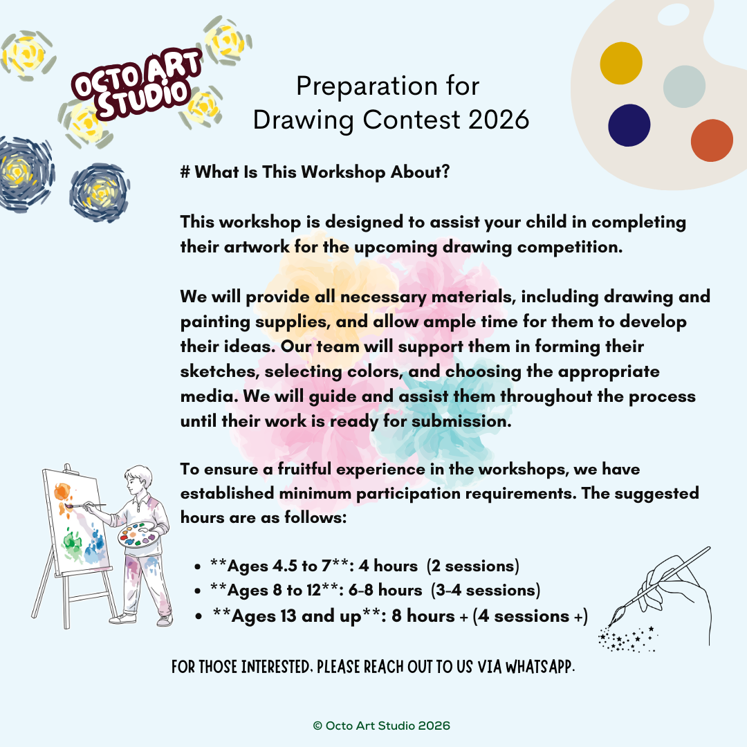 Preparation for  Drawing Contest 2026 繪畫比賽指導班