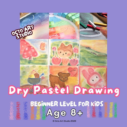 Dry Pastel Workshop Beginner Level for Kids | 兒童初階乾粉彩繪畫工作坊