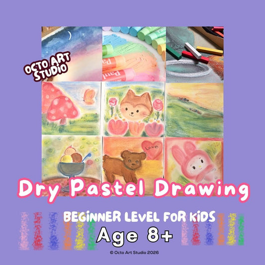 Dry Pastel Workshop Beginner Level for Kids | 兒童初階乾粉彩繪畫工作坊