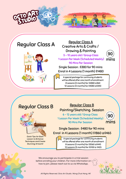 Regular Class A - Creative Arts & Crafts | Drawing & Painting